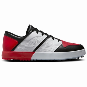 Where Comfort Meets Performance, Lightweight Design Unisex Nike Air Jordan 1 NU Retro G Golf Shoes FZ4153 Vegan Leather