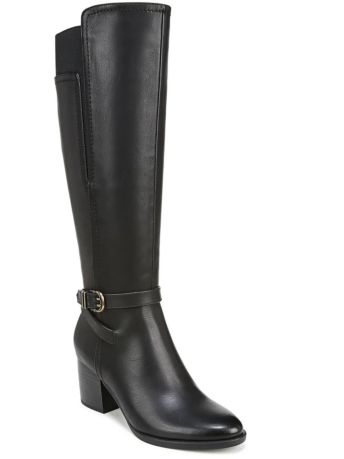 UPTOWN Womens Faux Leather Tall Knee-High Boots