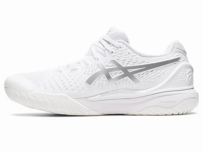 Lining Asics Women's Gel-Resolution 9 (WhiteSilver)
