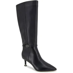 Utah Womens Zipper Leather Knee-High Boots