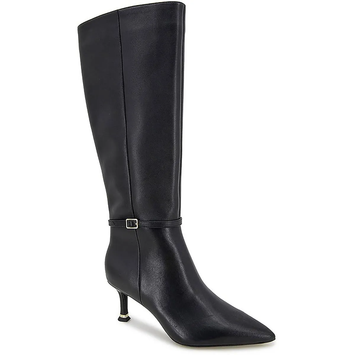 Utah Womens Zipper Leather Knee-High Boots
