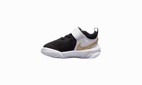 Reinforced Base UV-resistant material offer Team Hustle D 10 Toddlers Style "Black/Metallic Gold-White" Innovative Idea Magnetic Snap