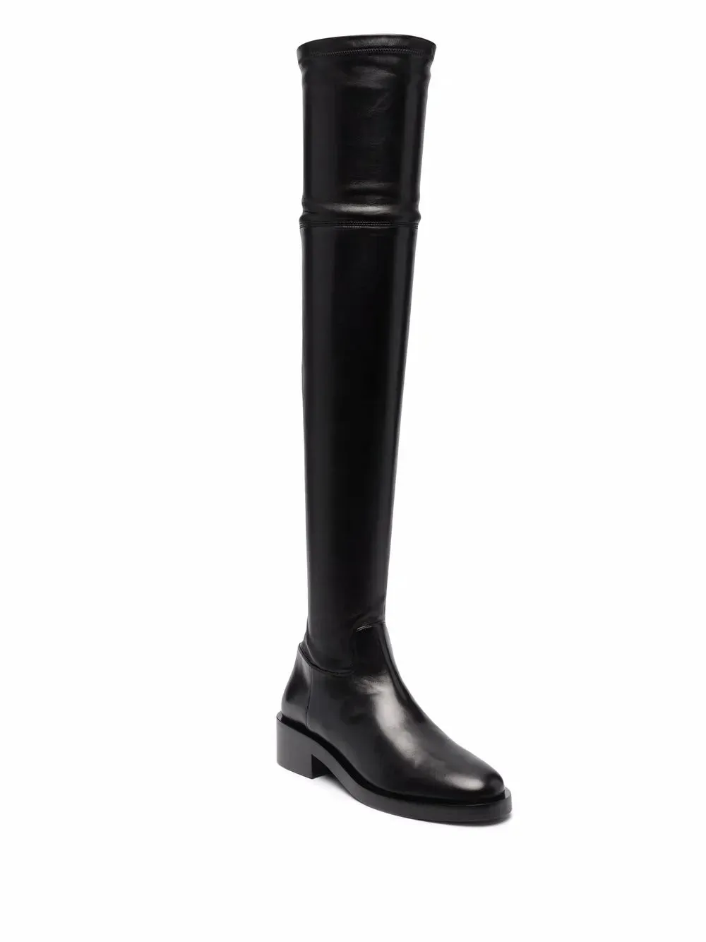 Valentino Rockstud Thigh-High Boots