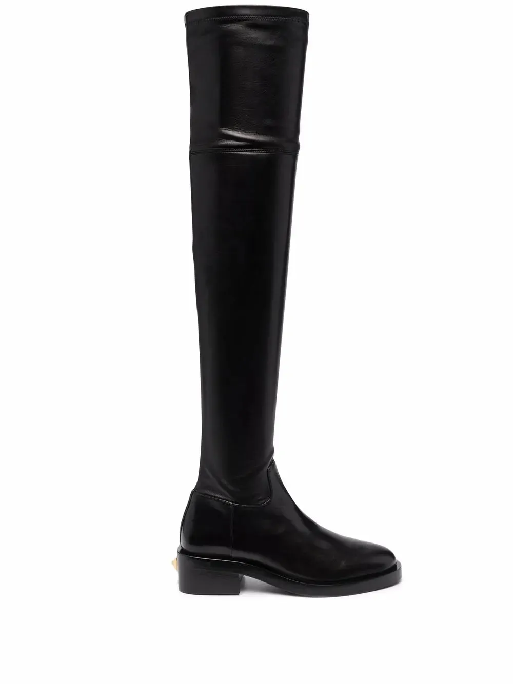 Valentino Rockstud Thigh-High Boots