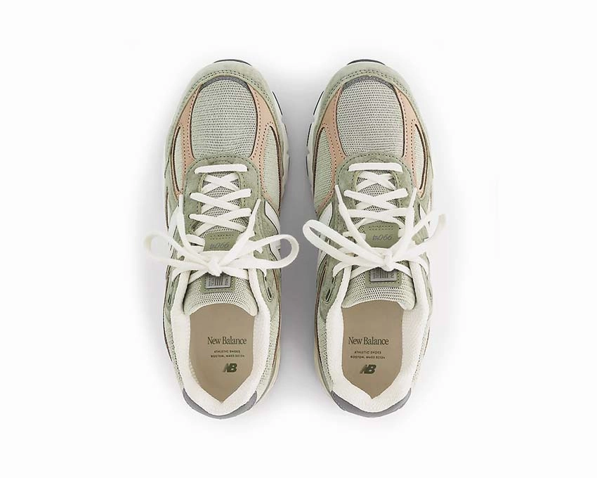 Ready To Ship New Balance 990v4 Made in USA Olive Refined Look