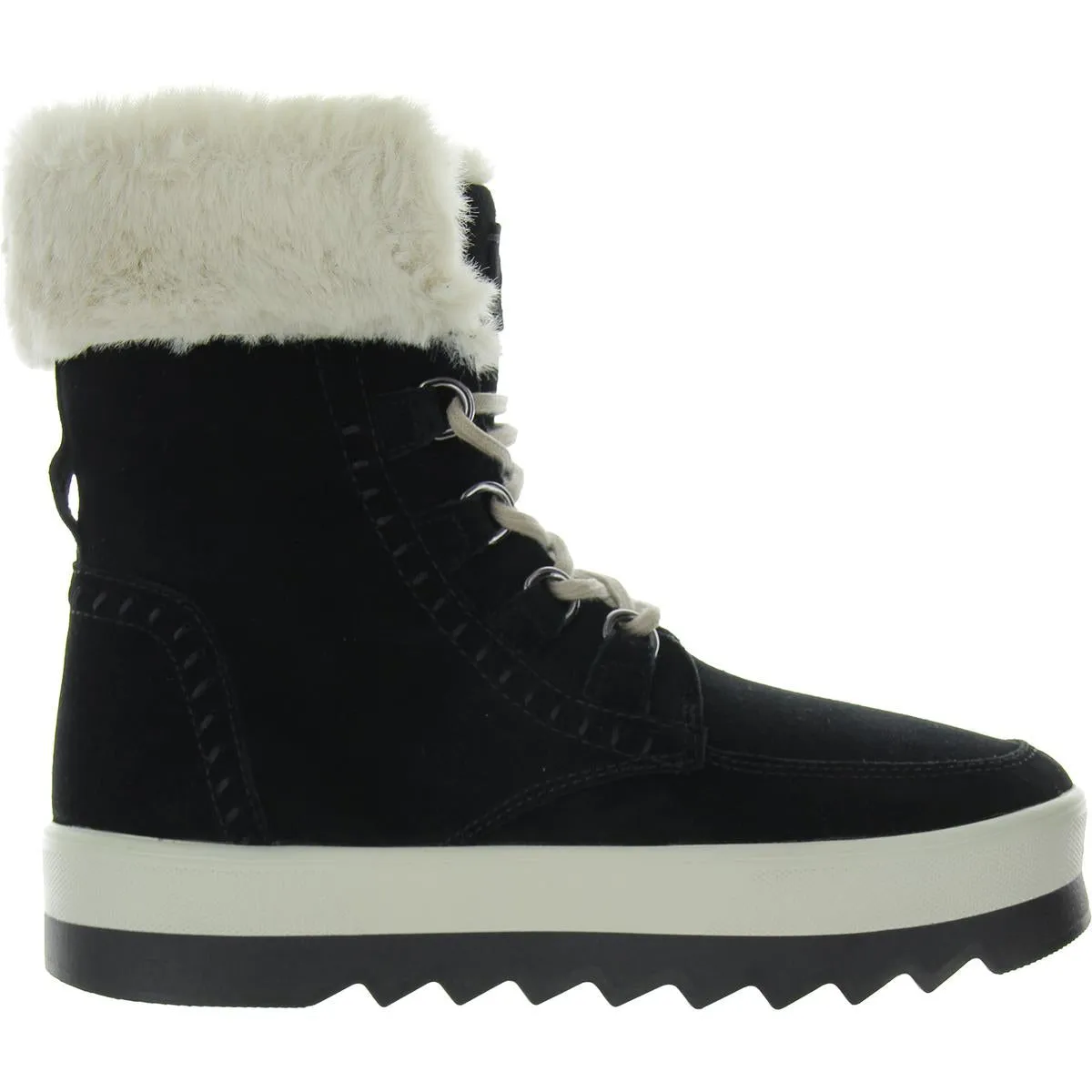 Vanetta Womens Suede Lugged Sole Hiking Boots