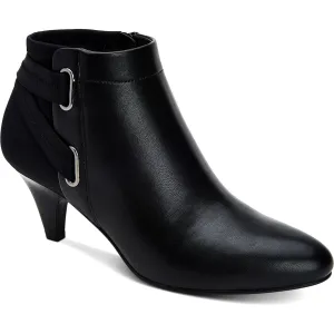 Vashtee Womens Short Mixed Media Ankle Boots