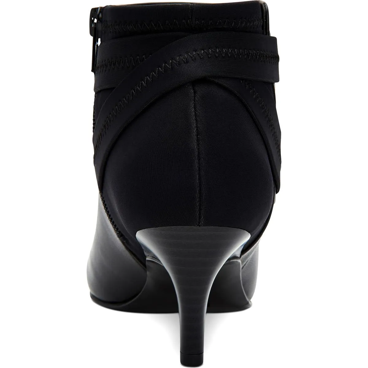 Vashtee Womens Short Mixed Media Ankle Boots