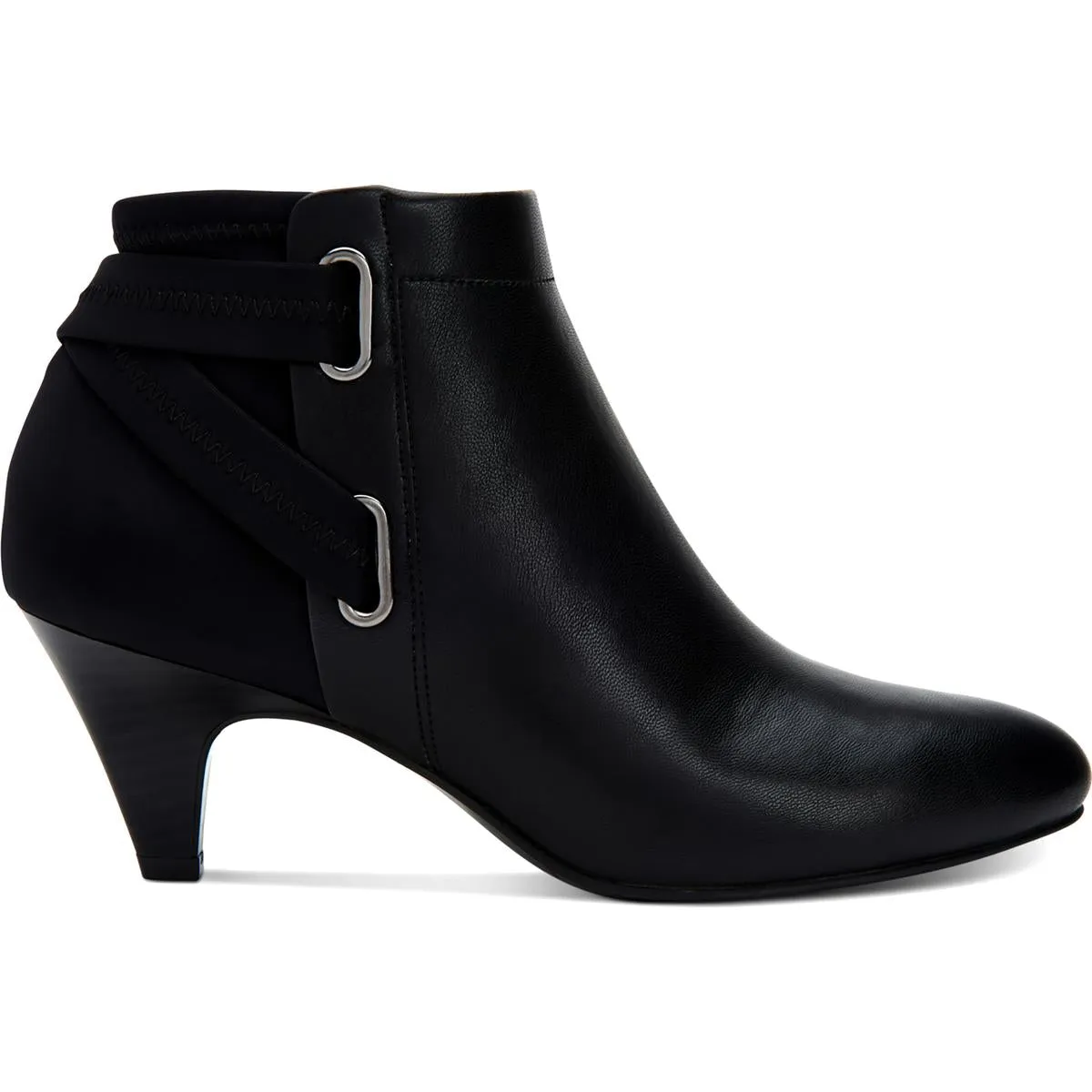 Vashtee Womens Short Mixed Media Ankle Boots