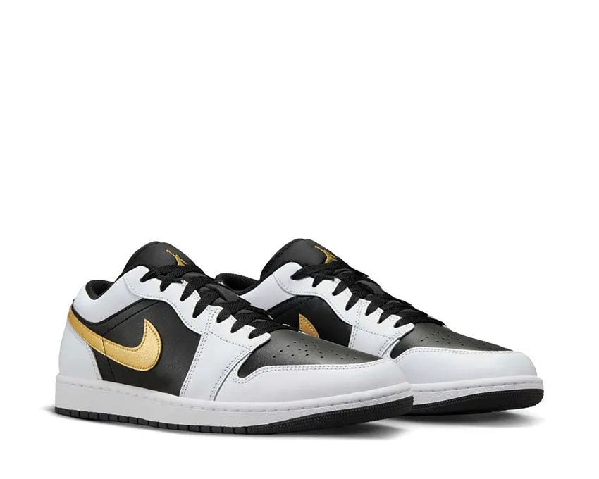 Everyday Air Jordan 1 Low "Metallic Gold" Handbag With Multiple Pockets
