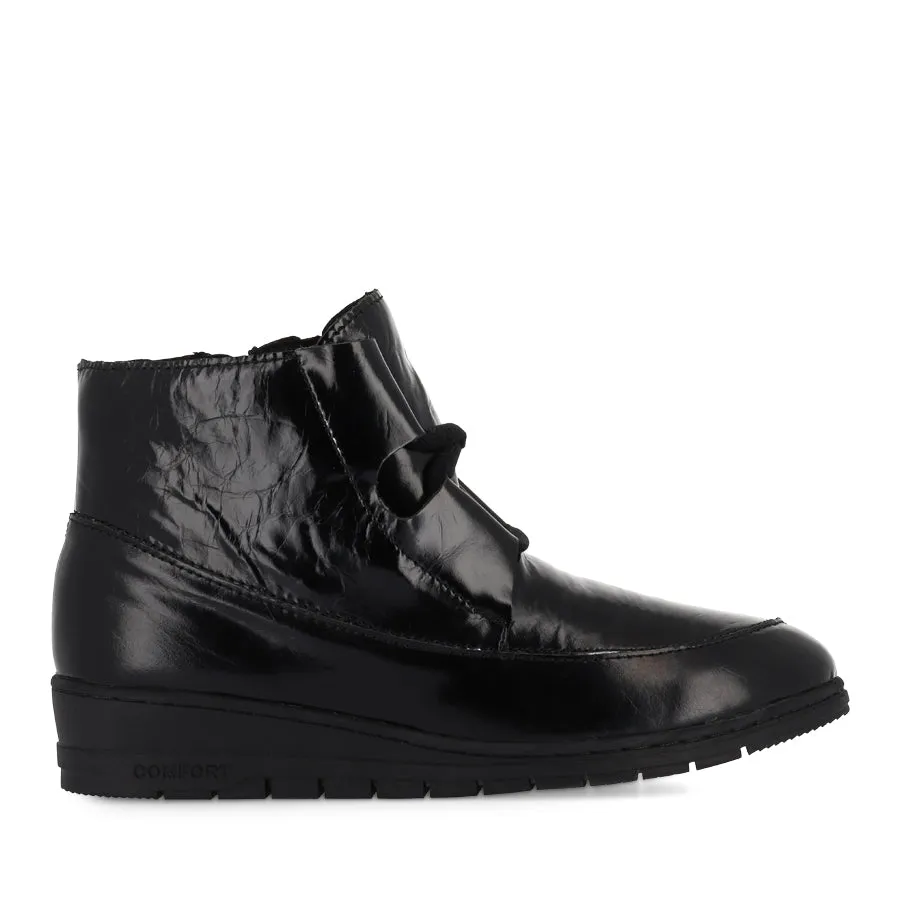 VOLUME - BLACK CRUSH PATENT LEATHER