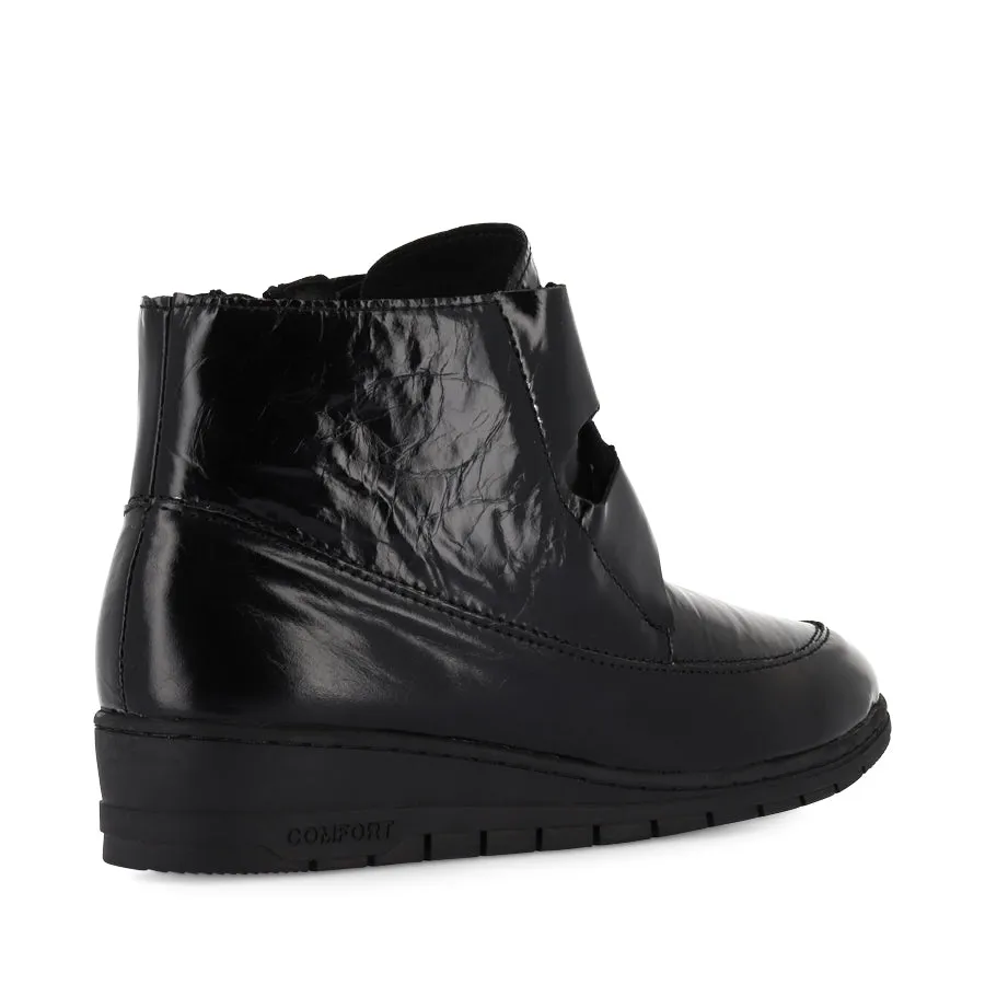 VOLUME - BLACK CRUSH PATENT LEATHER