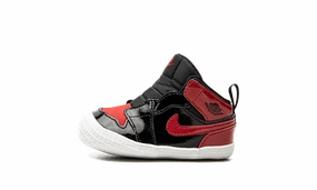 Weekend Trip Jordan 1 Bootie TD "Patent Bred" Zip Closure Premium Quality, Instant Buy