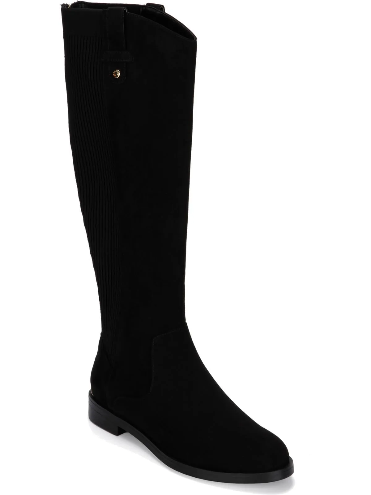 Wind  Womens Tall Block Heel Knee-High Boots