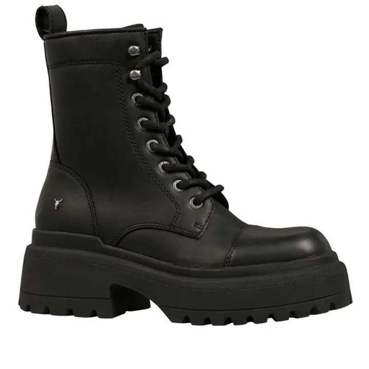 WINDSOR SMITH DESTROY BLACK BOOTS