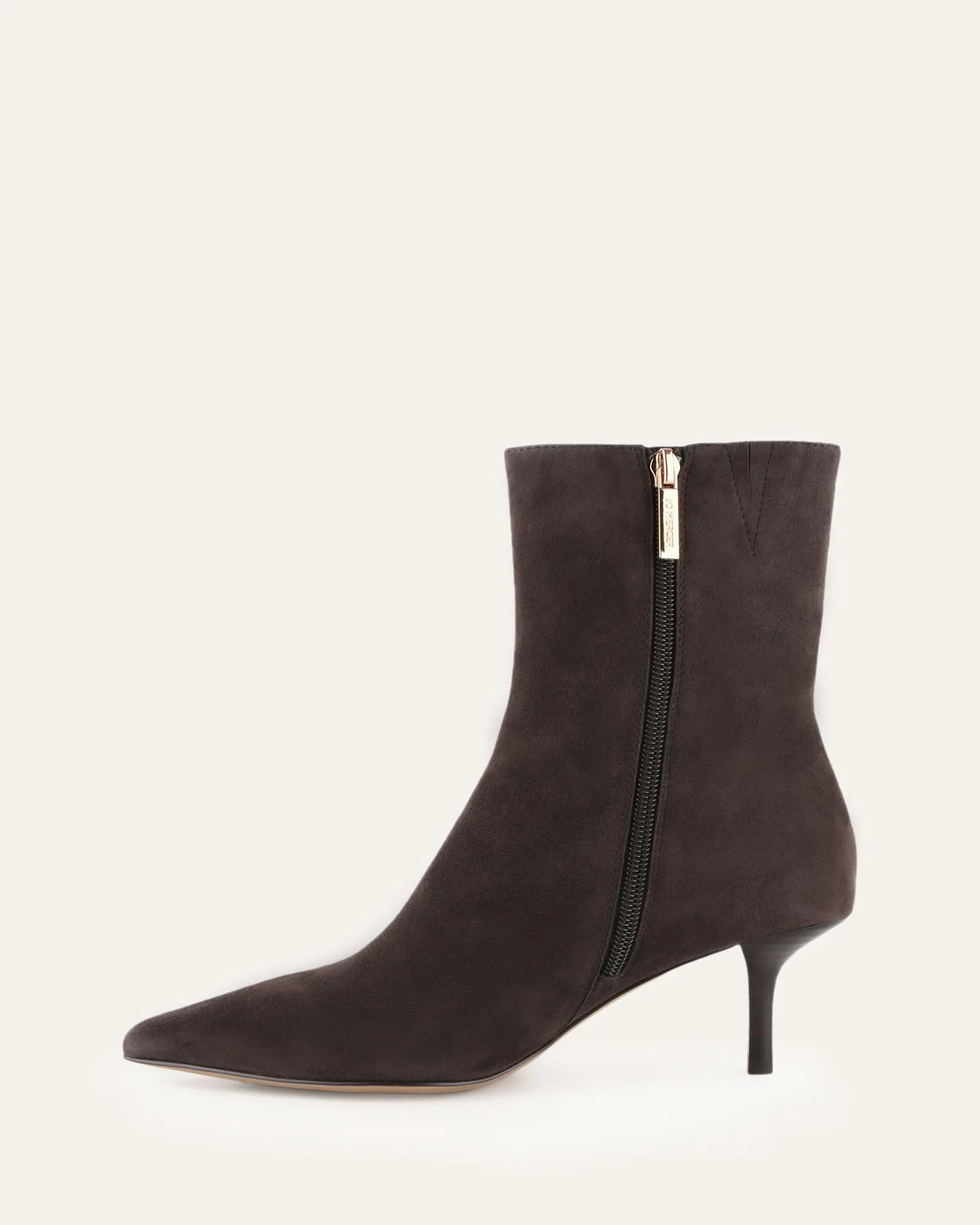 WINNIE MID ANKLE BOOTS BITTER CHOC SUEDE