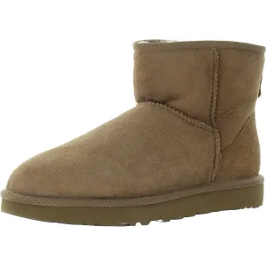 WNeumel Womens Zipper Wool Shearling Boots