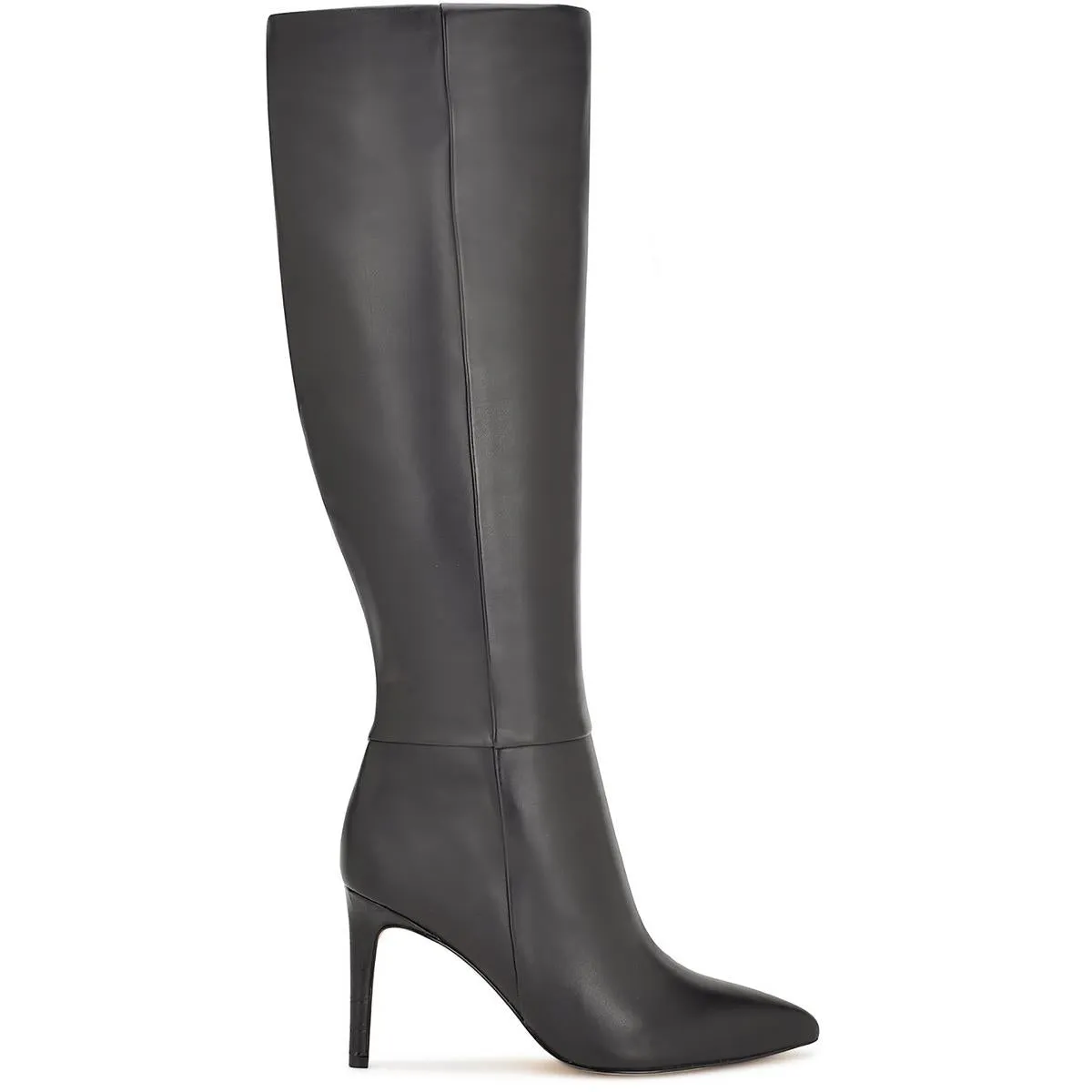 wnRICKY-WC Womens Solid Leather Knee-High Boots