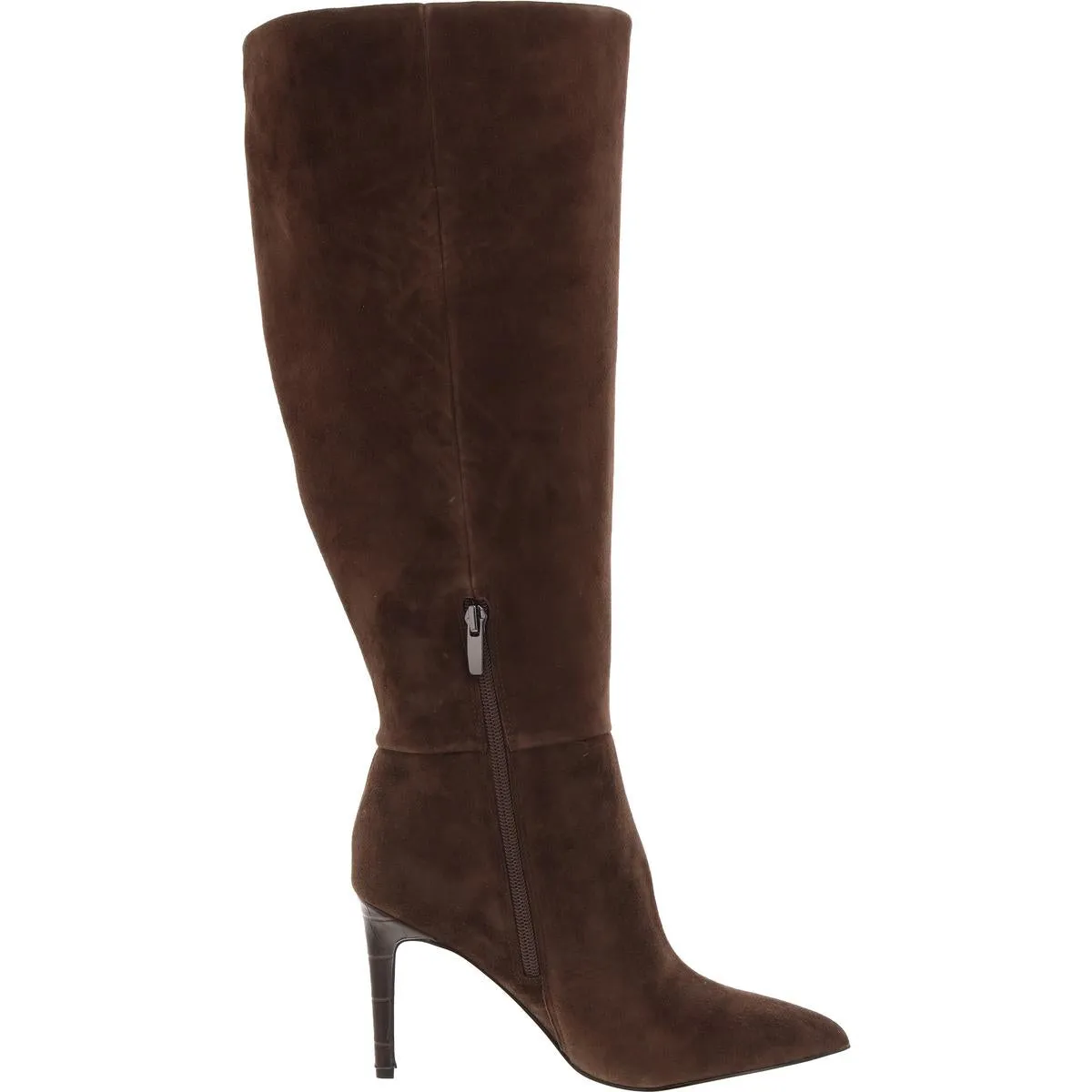 wnRICKY-WC Womens Solid Leather Knee-High Boots