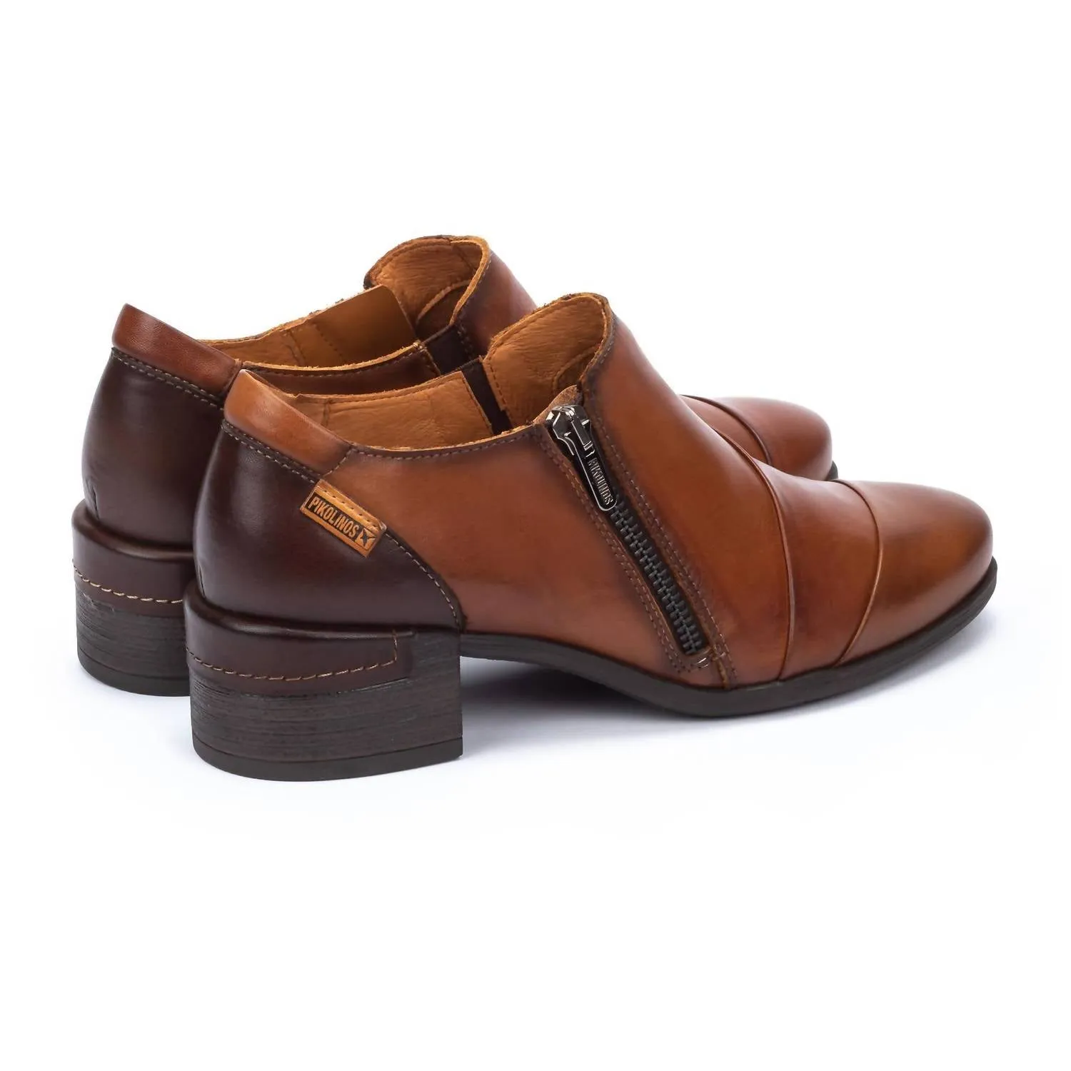 Women' S Mlaga Low Heel Shoes In Cuero
