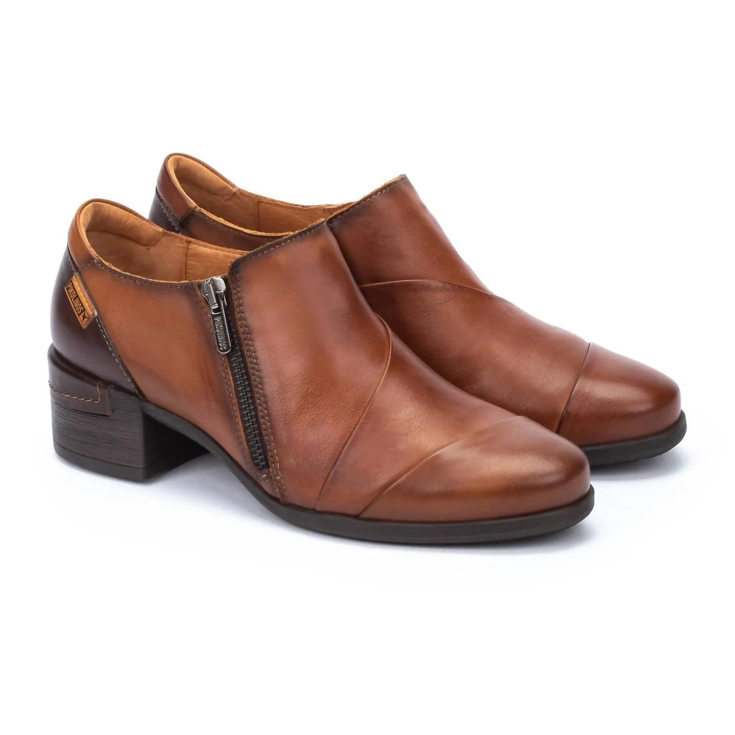 Women' S Mlaga Low Heel Shoes In Cuero