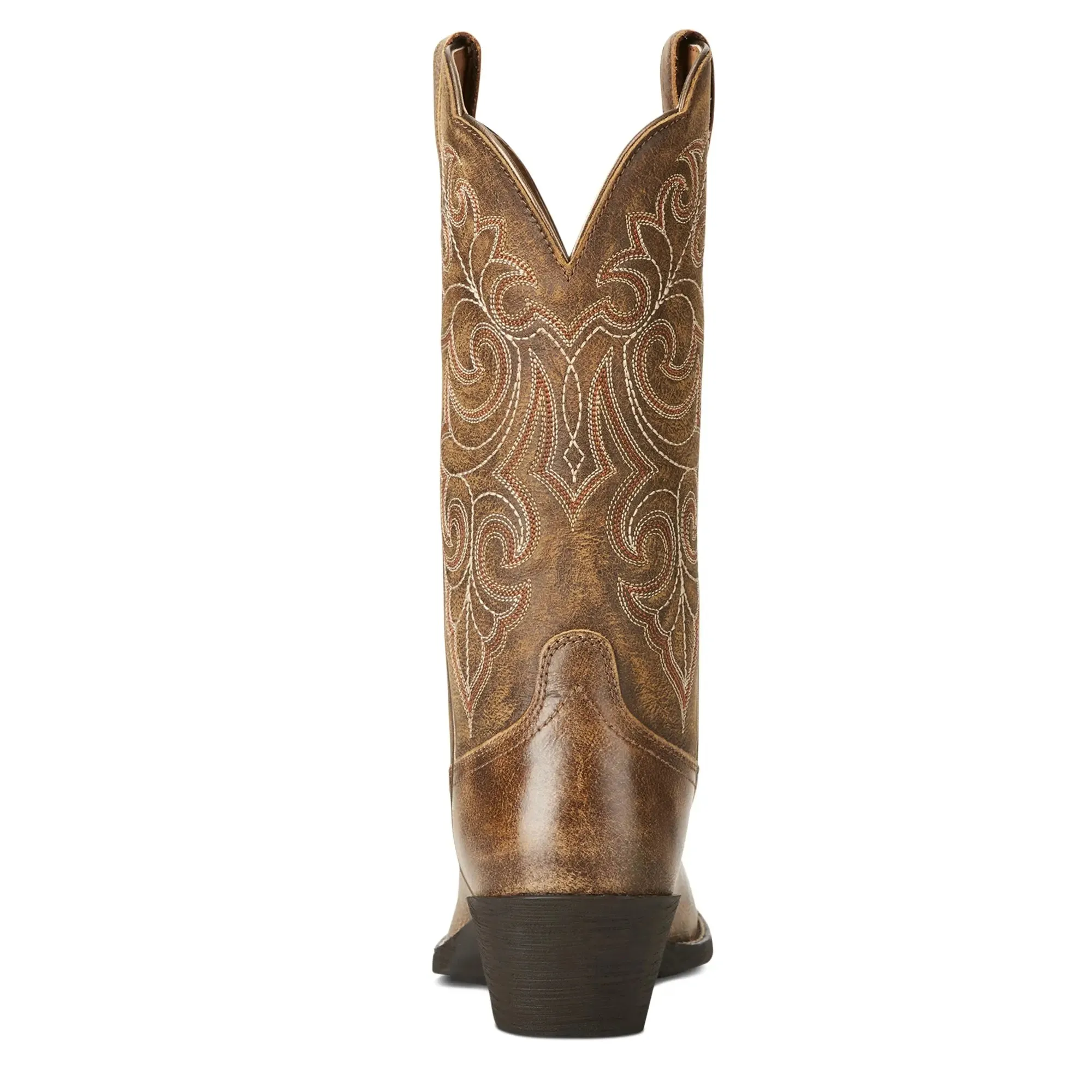 Women's Ariat Round Up Square Toe Western Boot  Timeless Western Elegance