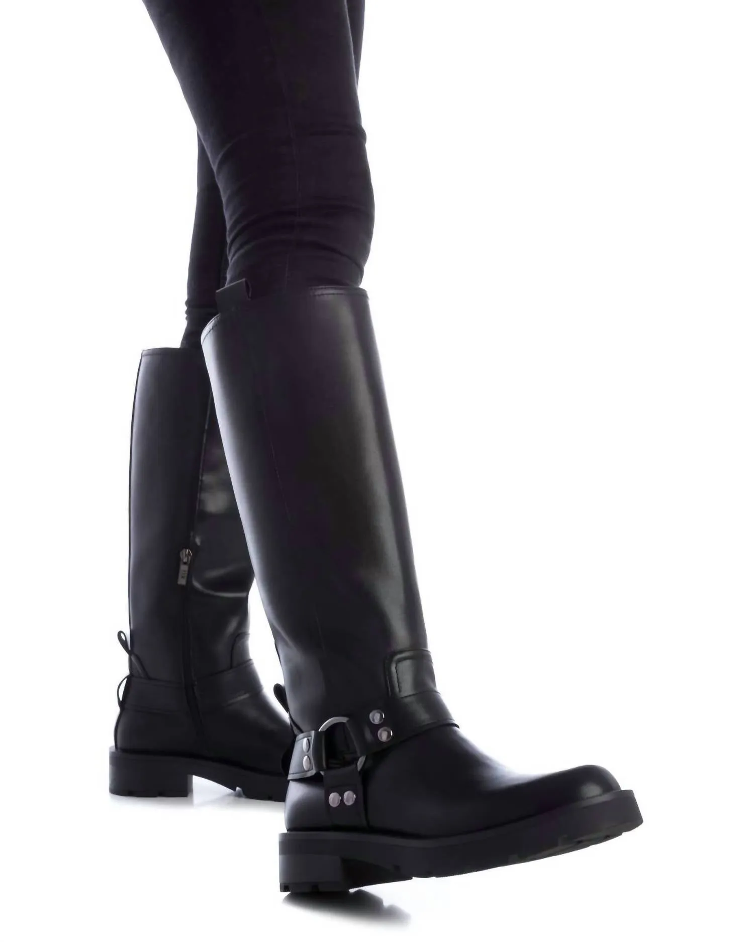 Women's Biker Boots In Black