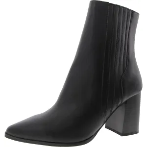 Womens Block Heel Man Made Ankle Boots