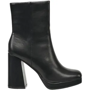 Womens Block Heel Man Made Ankle Boots