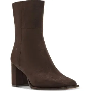 Womens Block Heel Man Made Mid-Calf Boots