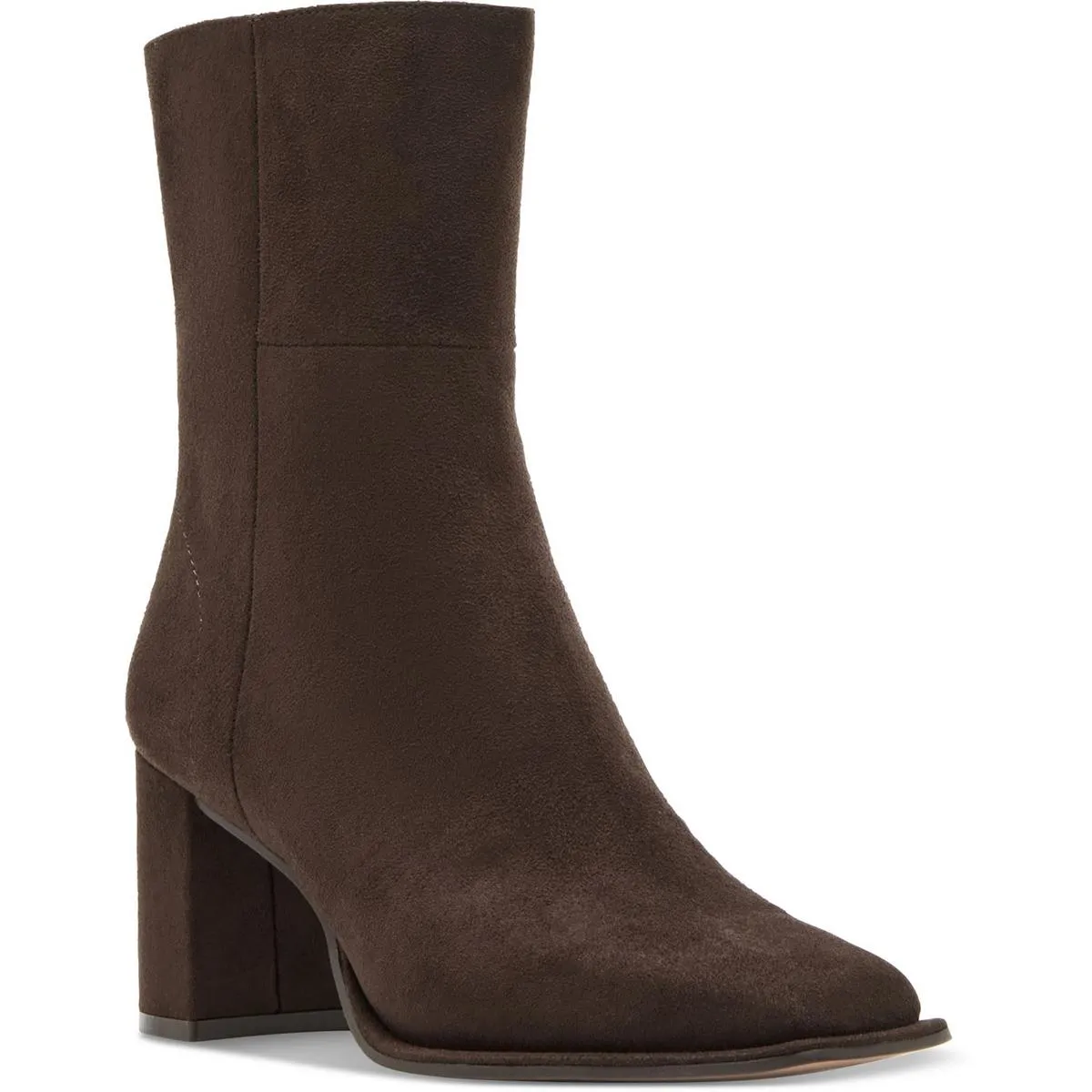 Womens Block Heel Man Made Mid-Calf Boots