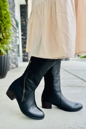 Women's Camille Mid-Calf Boot In Black