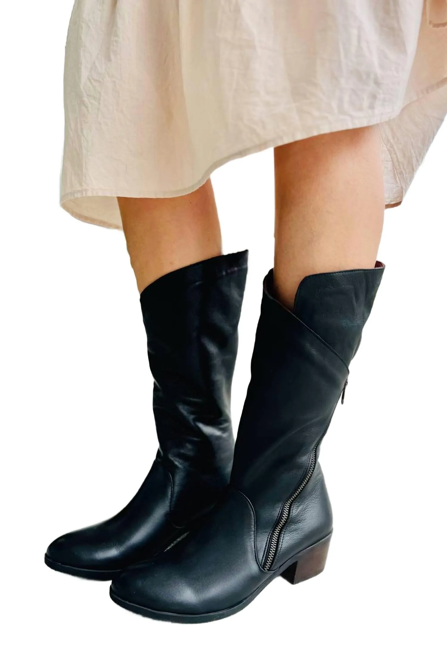 Women's Camille Mid-Calf Boot In Black