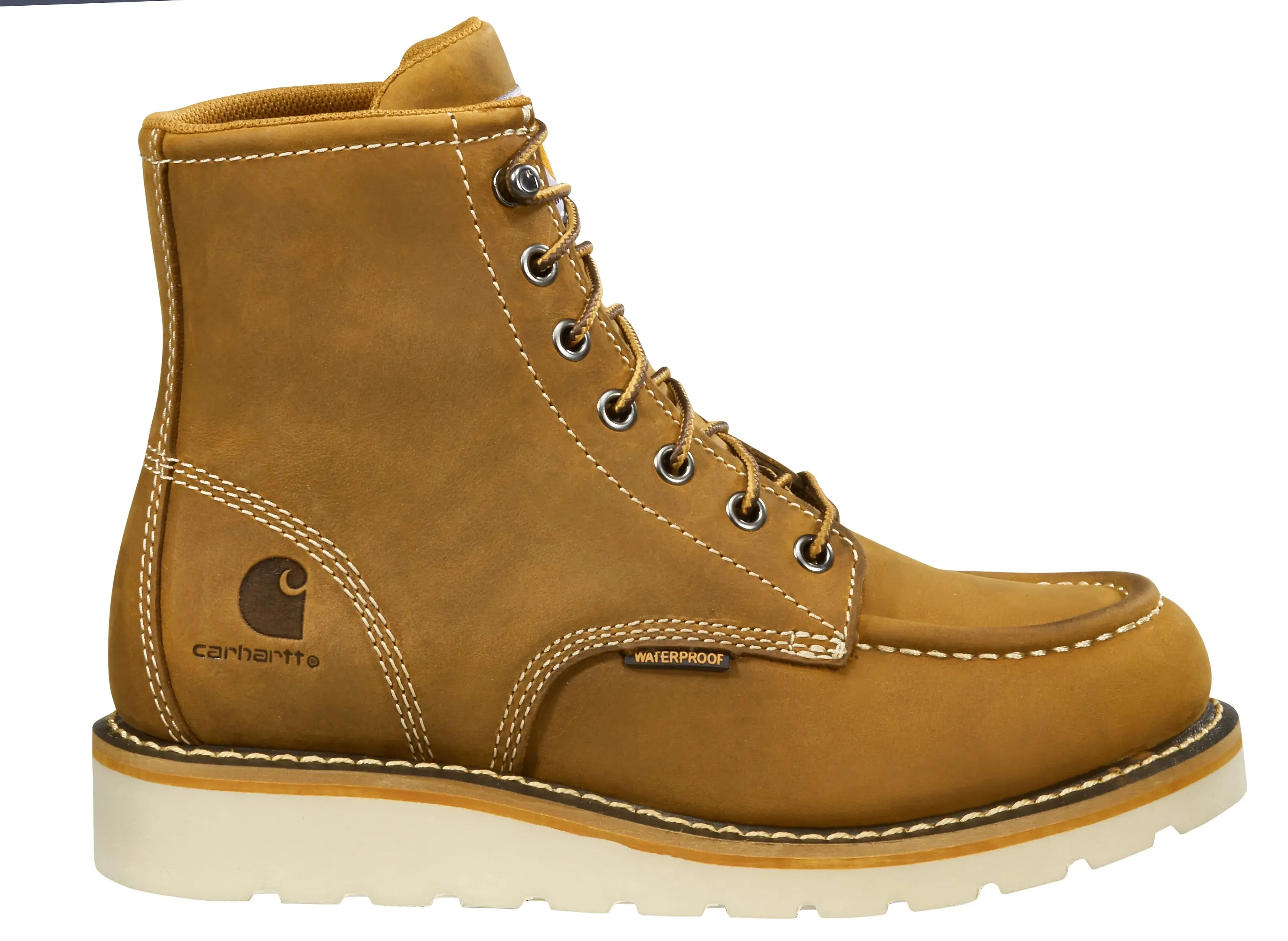 Women's Carhartt Moc Toe 6" Waterproof Wedge Boot  Built for Hardworking Women