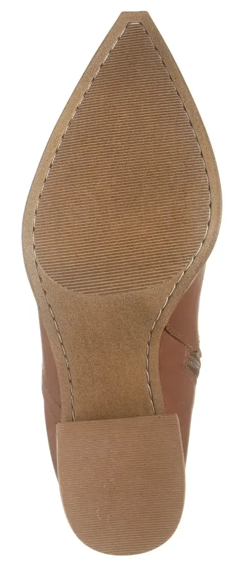 Womens Cate Bootie  Western-Inspired Elegance with a Modern Edge