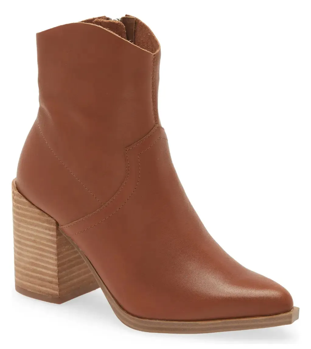 Womens Cate Bootie  Western-Inspired Elegance with a Modern Edge