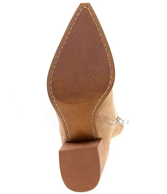 Womens Cate Bootie  Western-Inspired Elegance with a Modern Edge