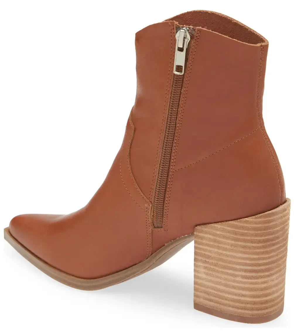 Womens Cate Bootie  Western-Inspired Elegance with a Modern Edge