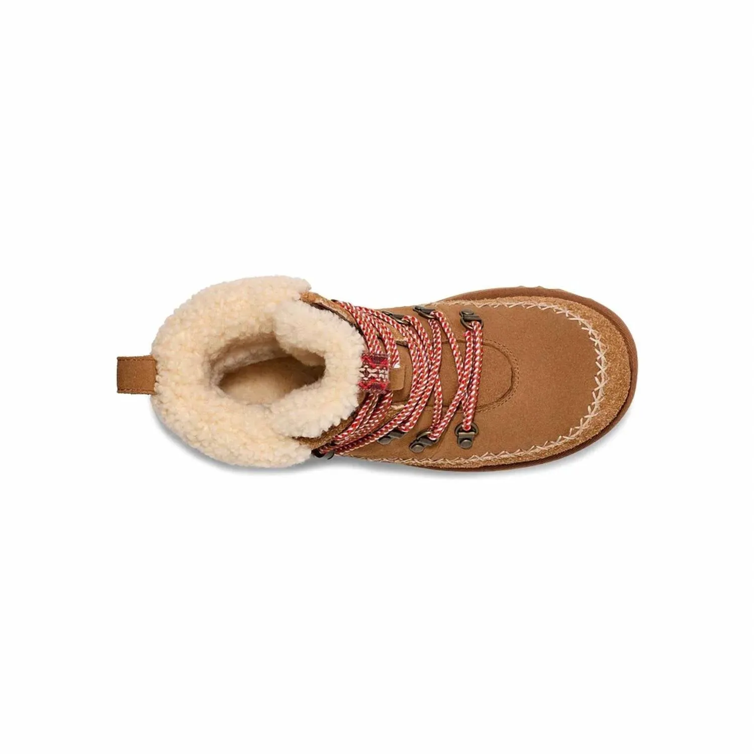 Women's Classic Alpine Lace Up Boots In Chestnut