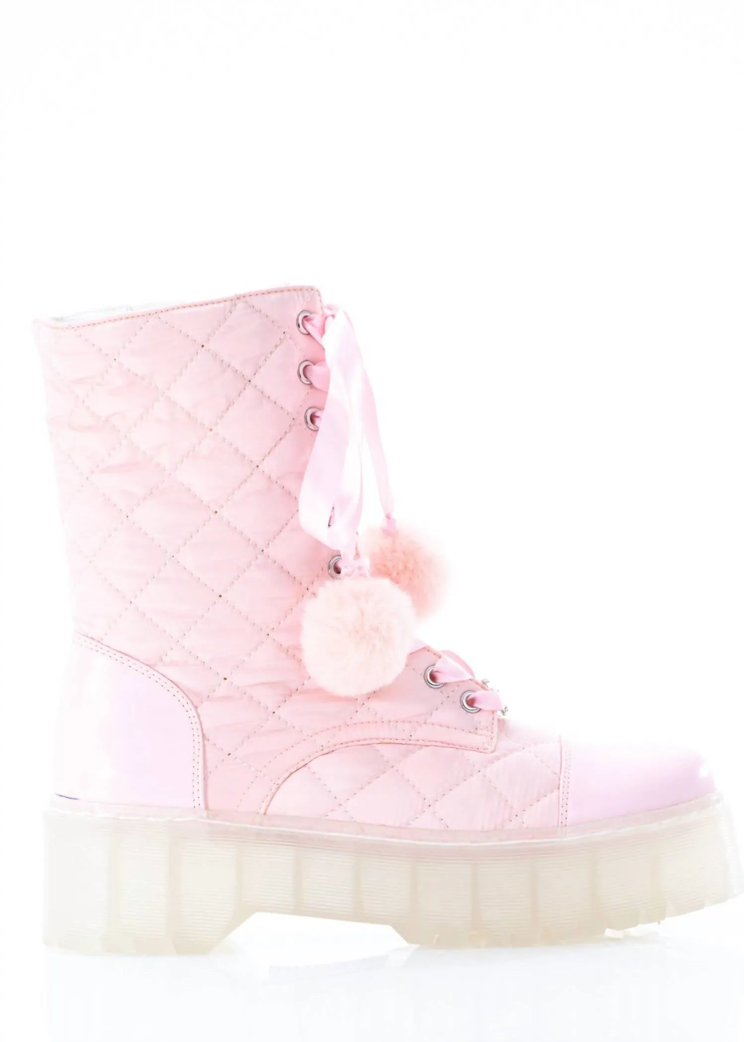 Women's Coco Combat Boot In Pink