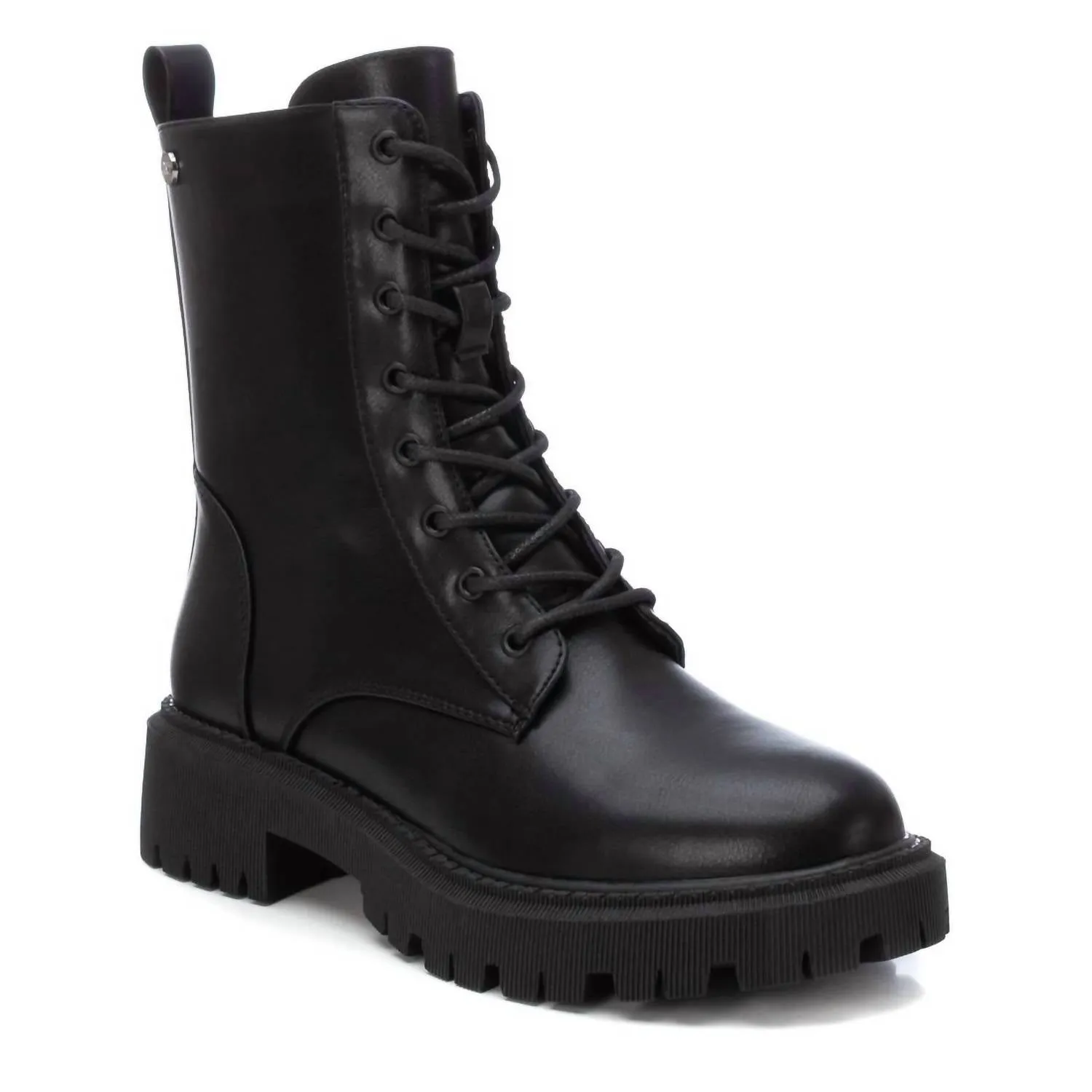 Women's Combat Booties In Black
