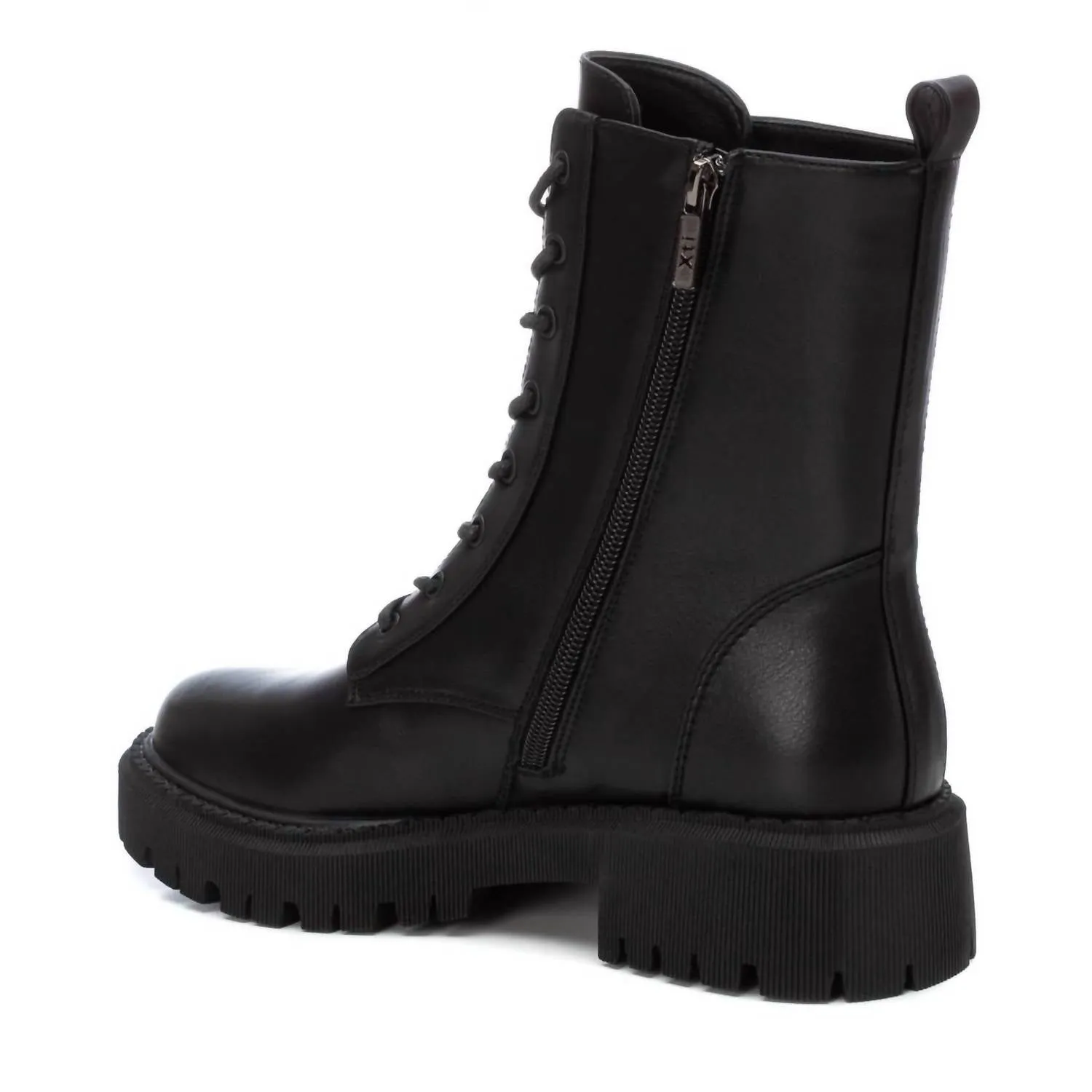 Women's Combat Booties In Black