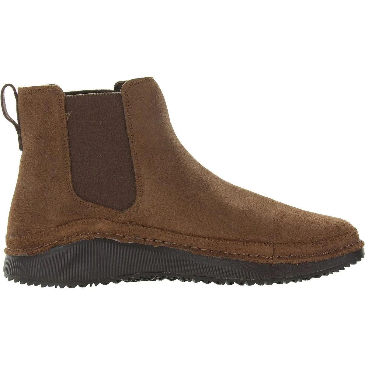 Womens Cushioned Footbed Leather Ankle Boots