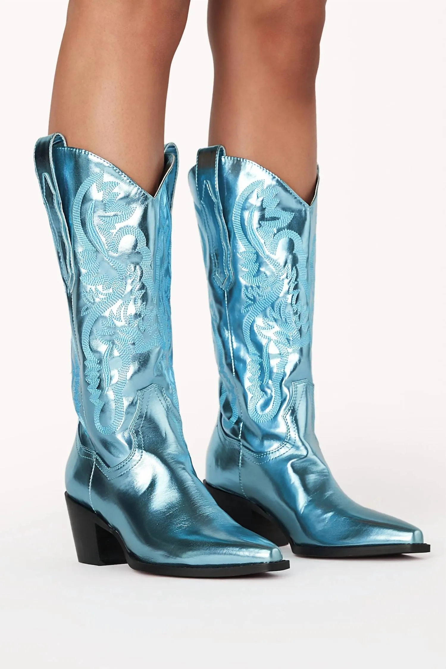 Women's Danilo Boots In Ice Blue Metallic