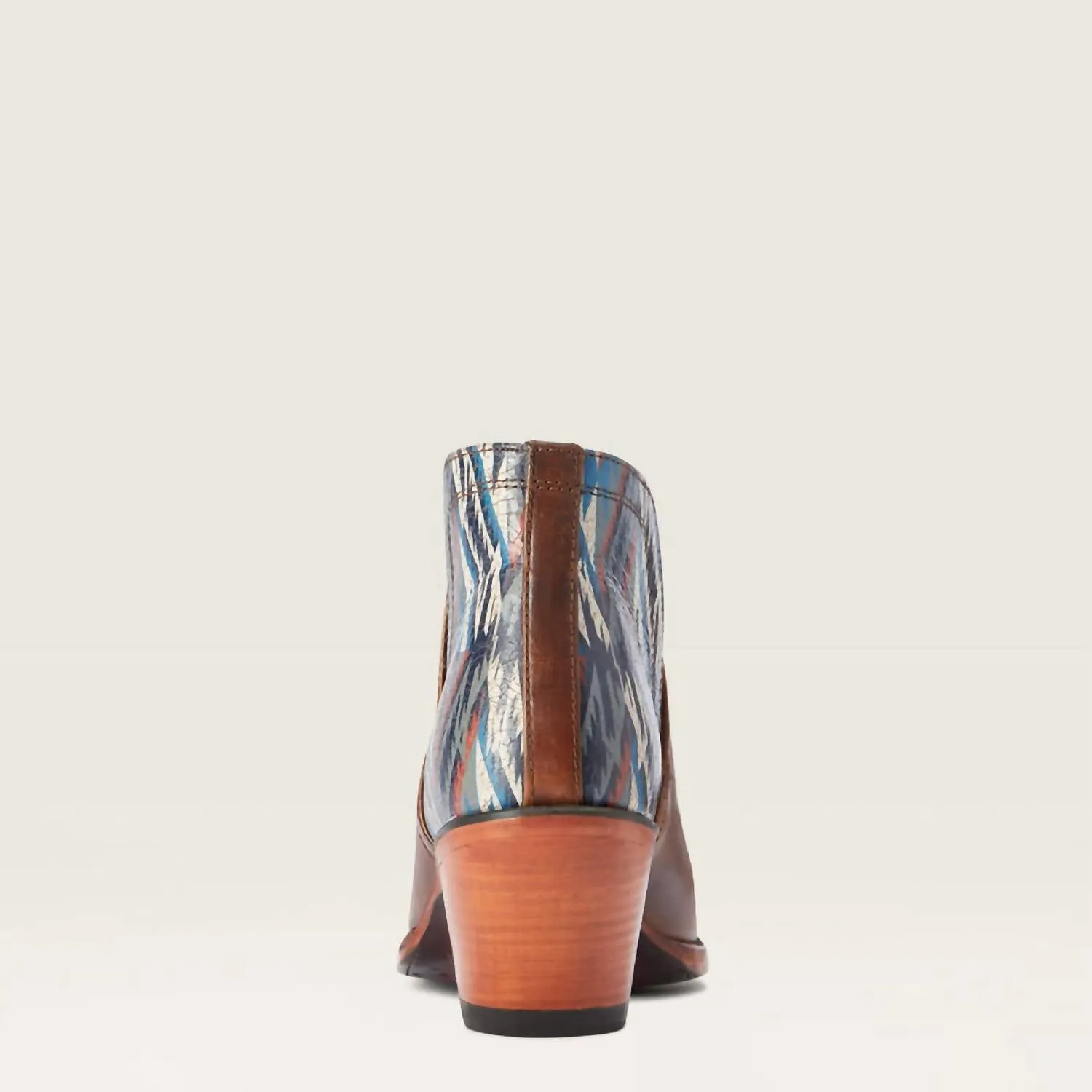 Women's Dixon Chimayo Western Boot In Fiery Tan & Navy