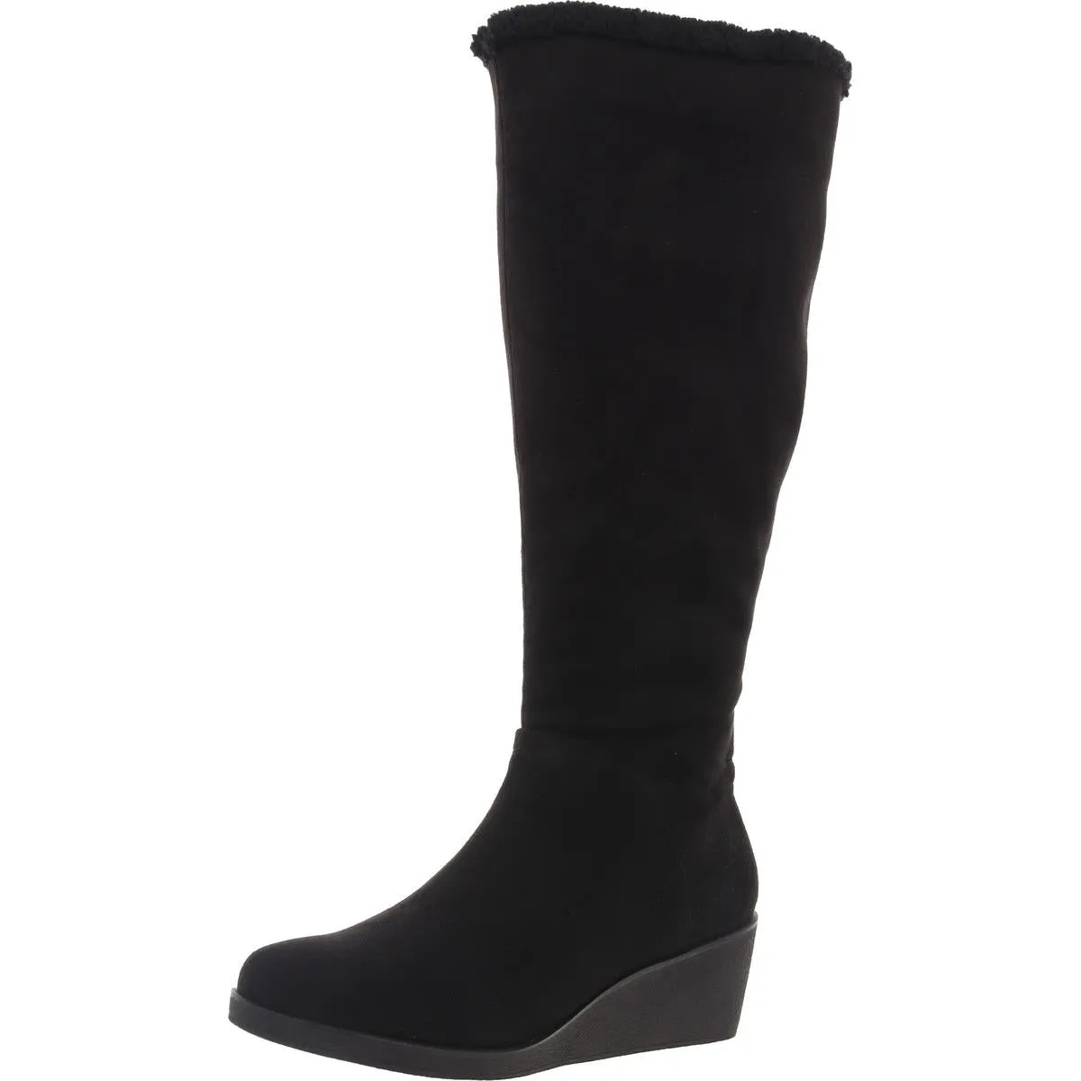 Womens Double Zipper Knee-High Boots