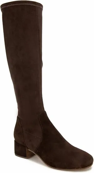 Women's Ella Stretch Boots In Chocolate