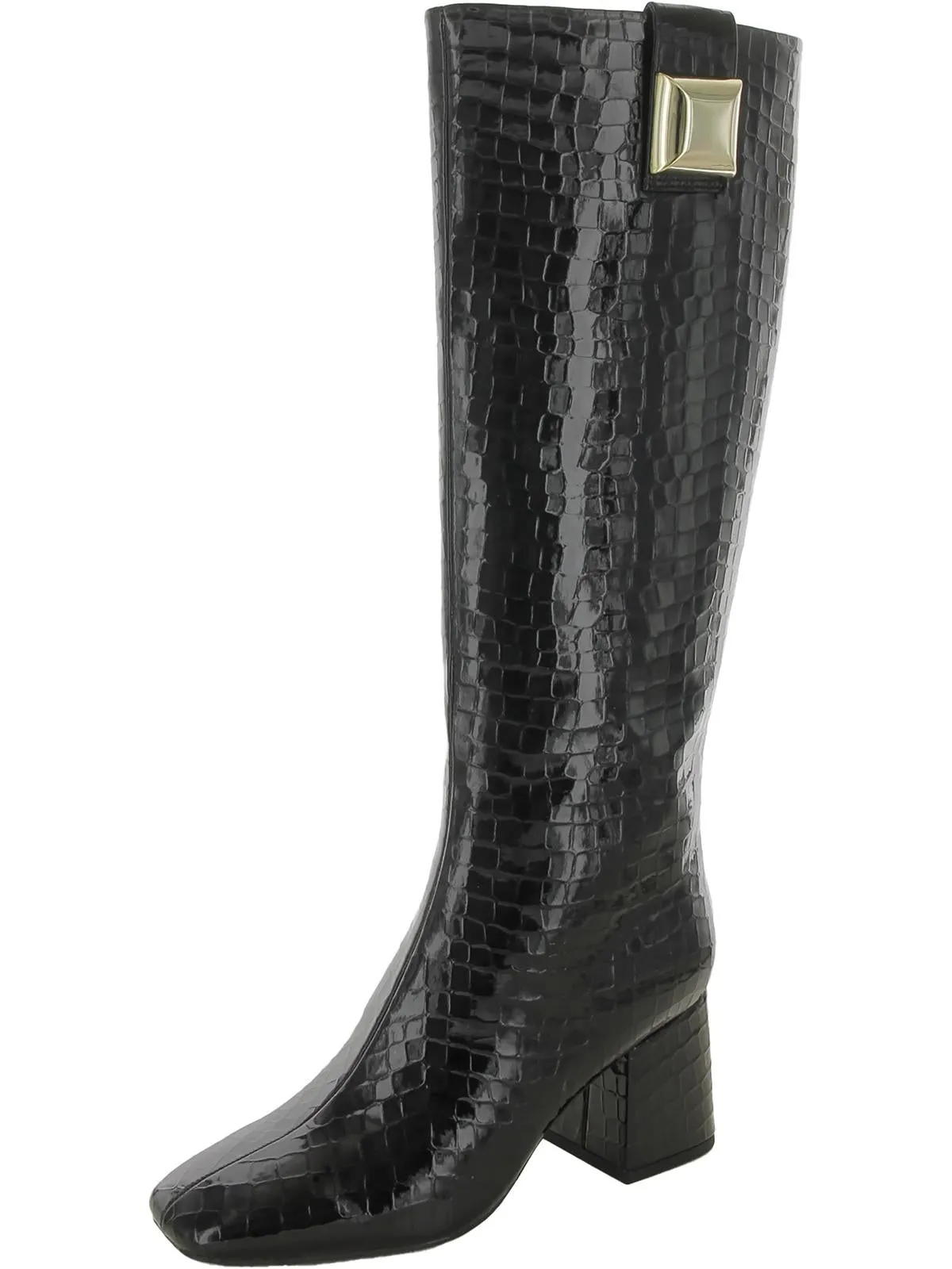 Womens Faux Leather Tall Knee-High Boots