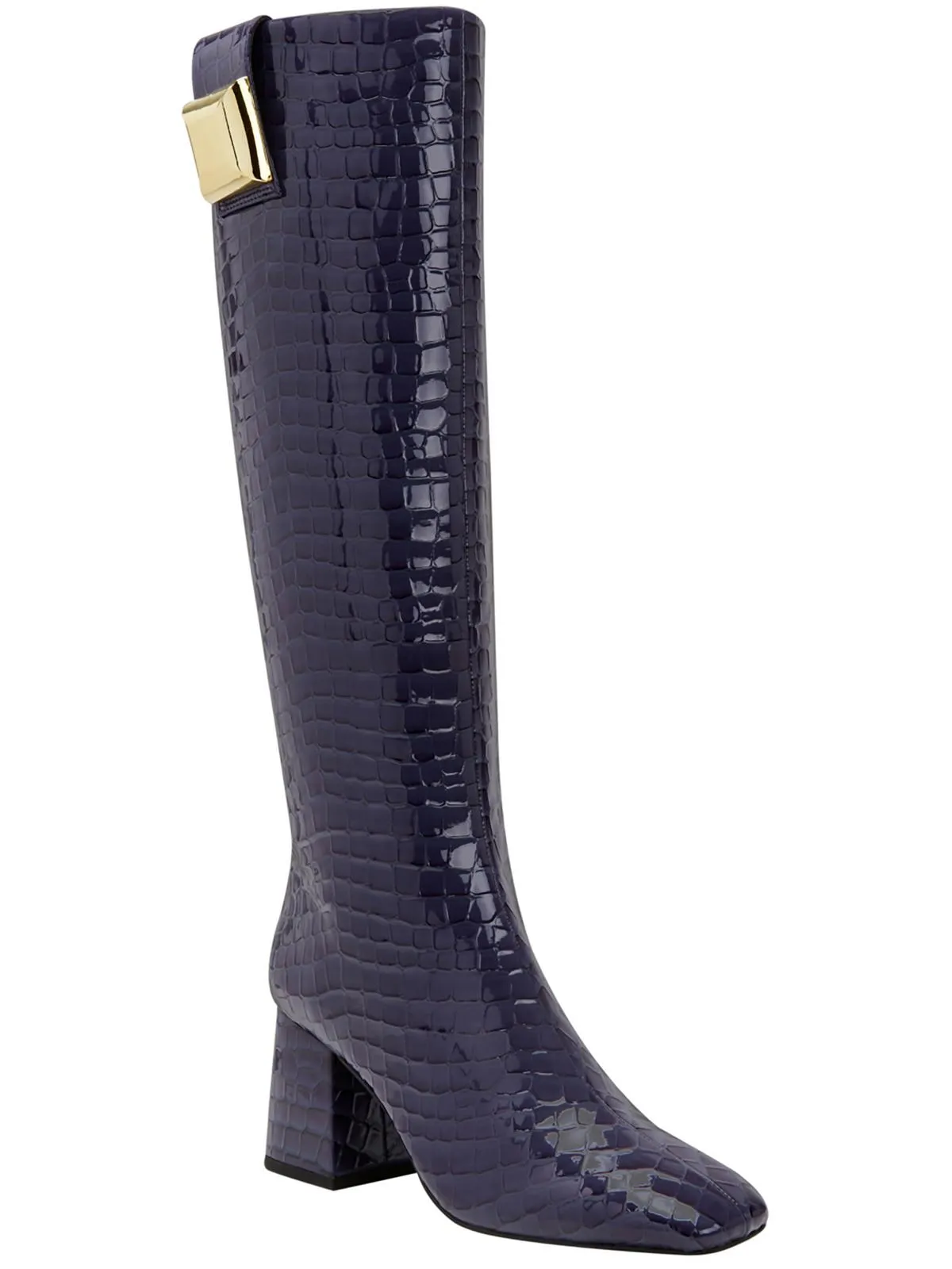 Womens Faux Leather Tall Knee-High Boots