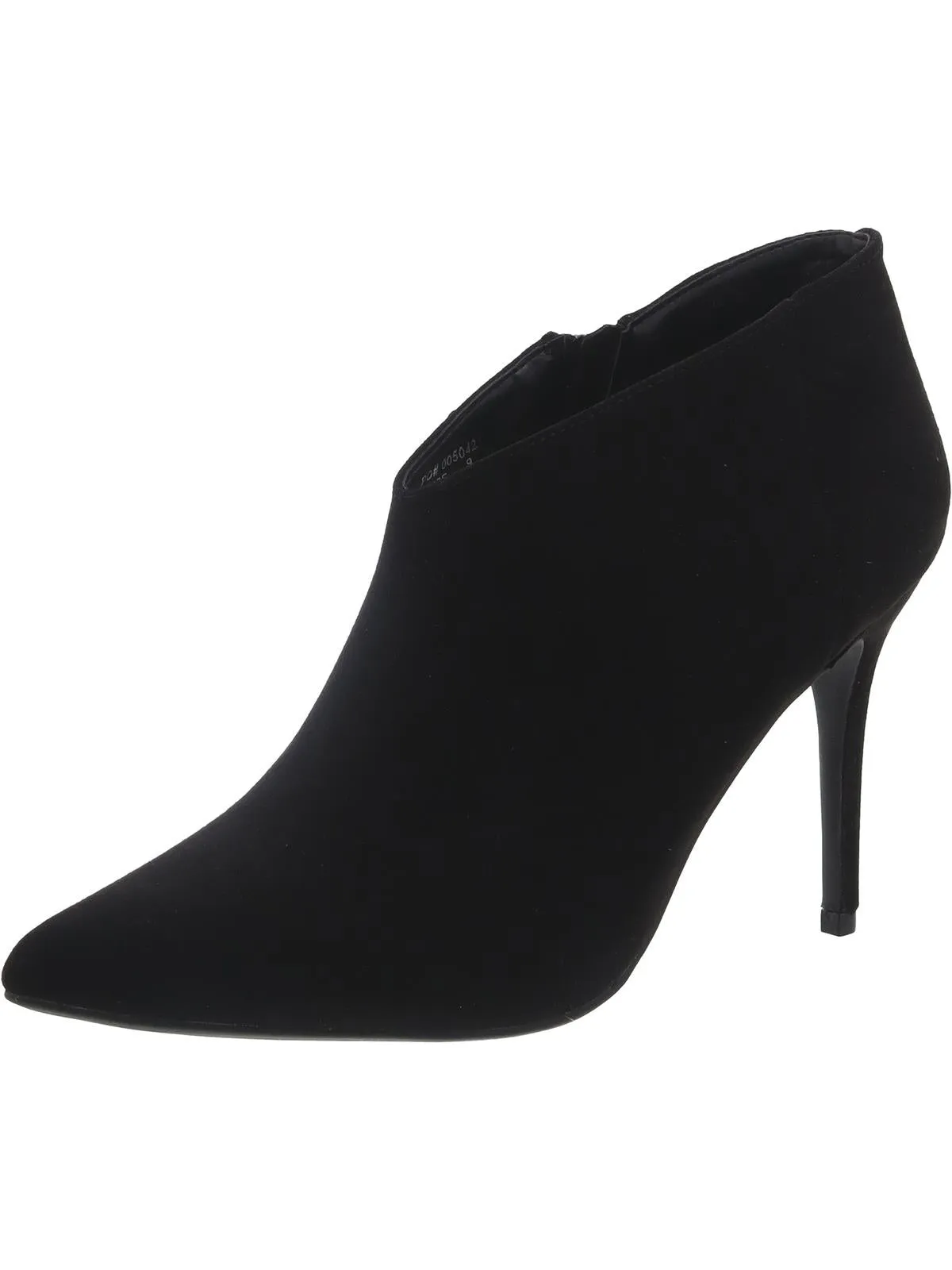 Womens Faux Suede Heels Booties